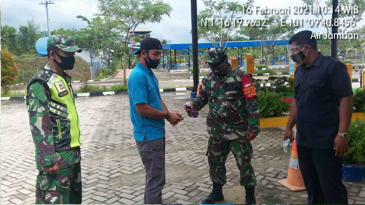 Waterpark Harationica Dijaga TNI, Tetap Patuhi Protkes Covid 19