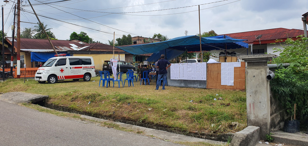 PSU Berlangsung di TPS 4 Babussalam Mendapatkan Pengawalan Ketat, Kehadiran Pemilih Menurun