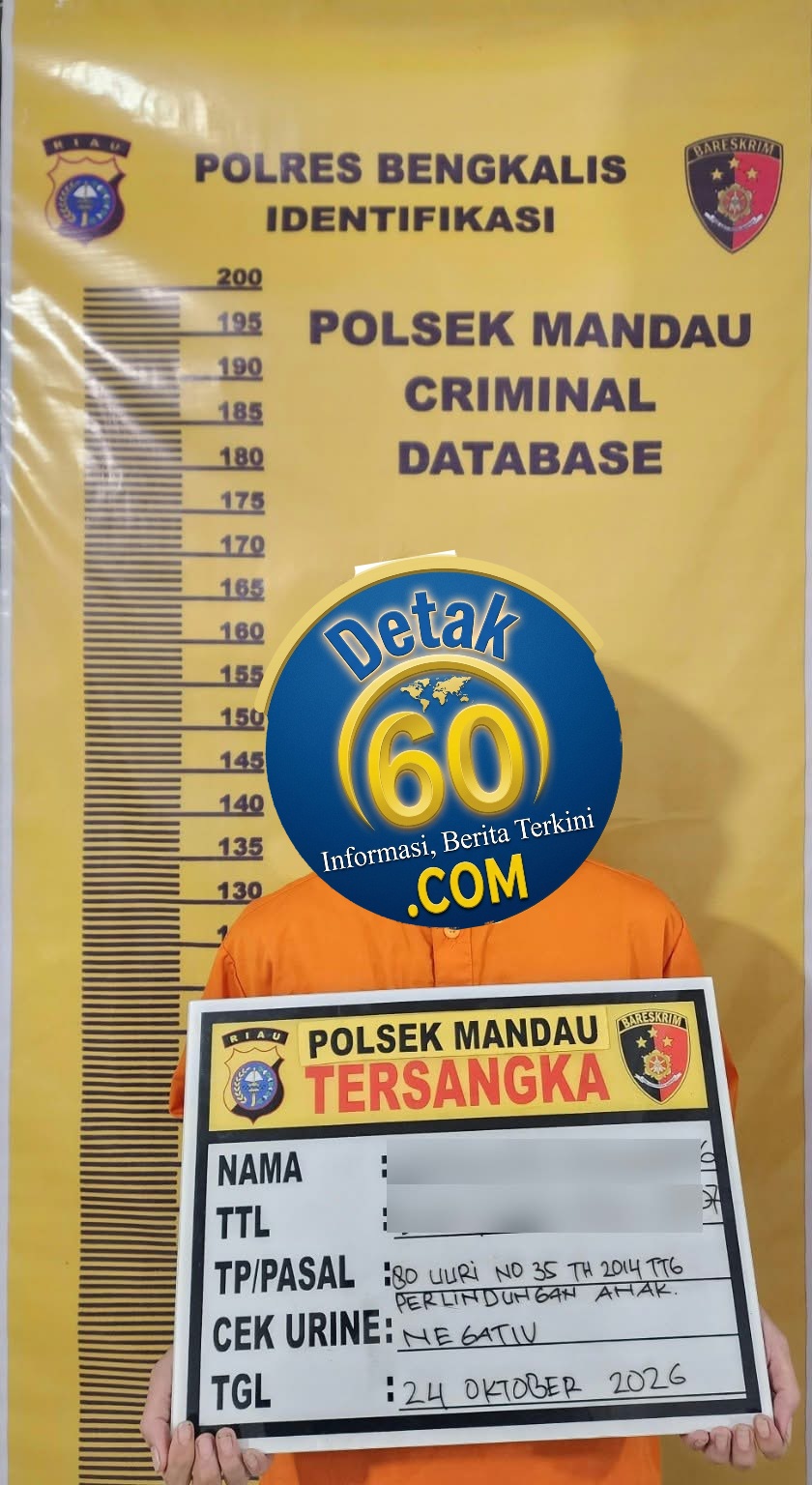 Tersulut Emosi, Pria Dewasa Diduga Lakukan Kekerasan Terhadap Anak Dibawa Umur, Polsek Mandau Amankan Terduga Pelaku