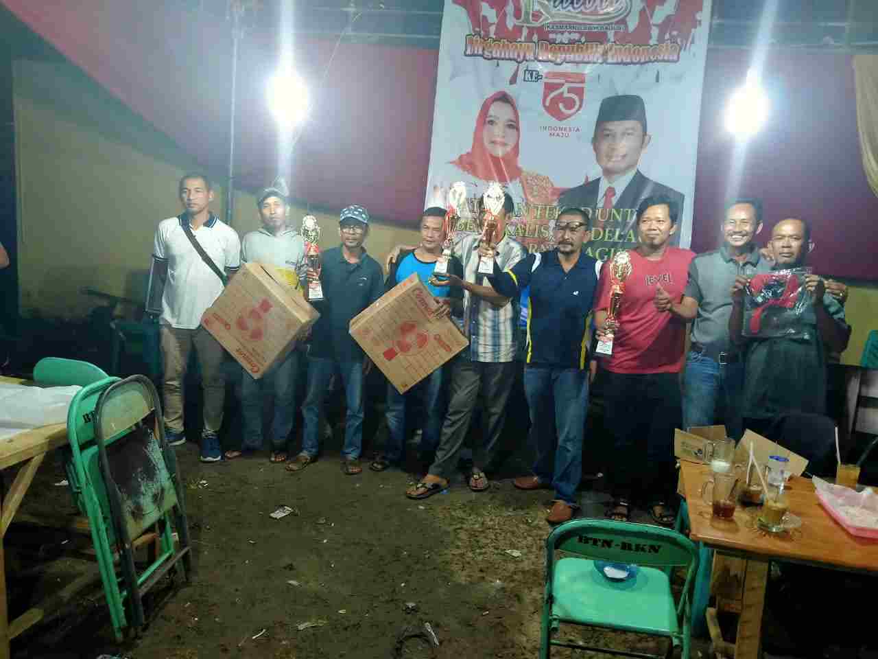 Tournament Domino Kasmarni CUP Jalan Rokan Berakhir, Bintang Emas Telah Diperebutkan