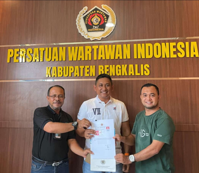 Mohammad Fiza Resmi Daftar Bacalon Ketua PWI Kabupaten Bengkalis Periode 2024-2027