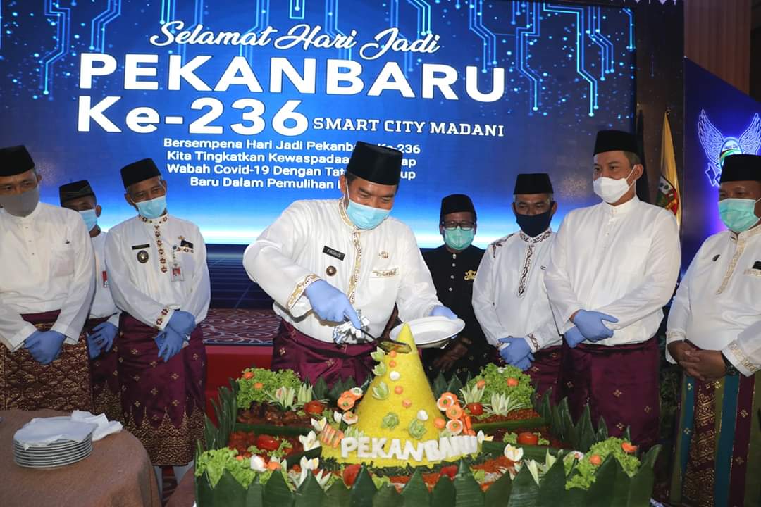 HUT ke-236 Pekanbaru, Moment Peningkatan Kewaspadaan Dengan Tatanan Hidup Baru Dalam Pemulihan Ekonomi