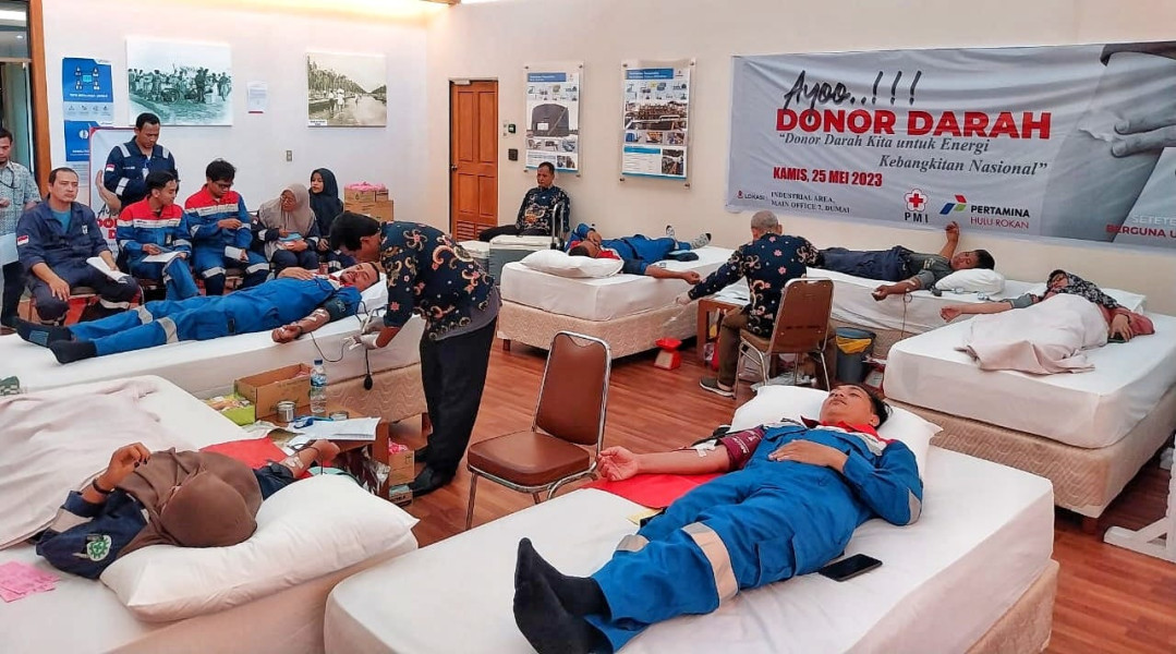 Aksi Kemanusiaan, PHR Donasikan 83 Kantong Darah dari Pekerja untuk Masyarakat Dumai
