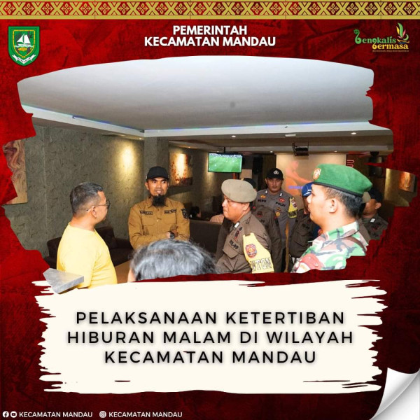 Pelaksanaan Ketertiban THM di Wilayah Kecamatan Mandau, Pasukan Gabungan Cek Beberapa Titik