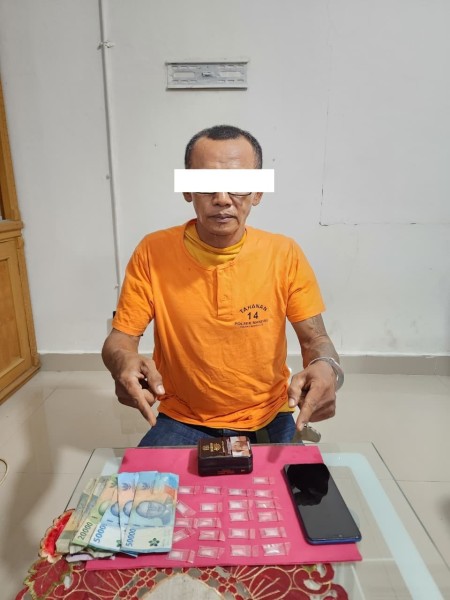Polsek Mandau Amankan 21 Paket Sabu di Air Jamban, Satu Pria Diamankan