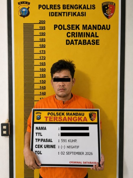 Diduga Lakukan Pengeroyokan, BES Berhasil Diamankan Opsnal Polsek Mandau