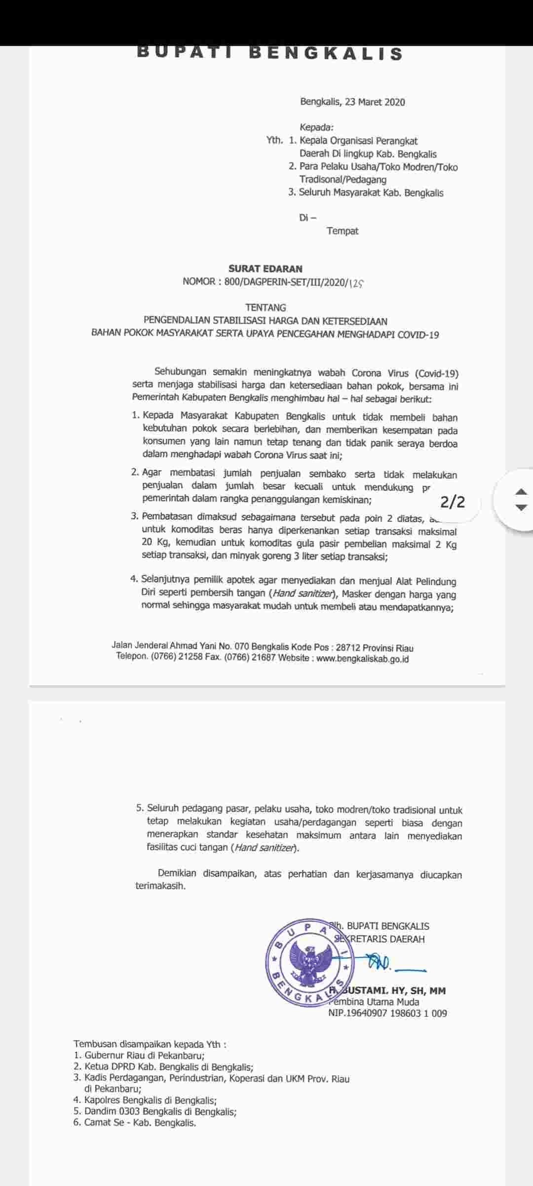 Terkait Isu Penutupan Pasar Tradisional Duri, Hoax