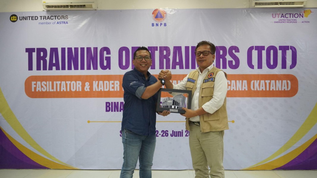 United Tractors dan BNPB Perkuat Kesiapsiagaan Bencana Desa Lewat KATANA