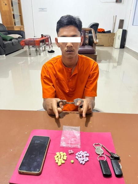 42 Butir Diamankan, AA Warga Jalan Hang Tuah Kena Borgol