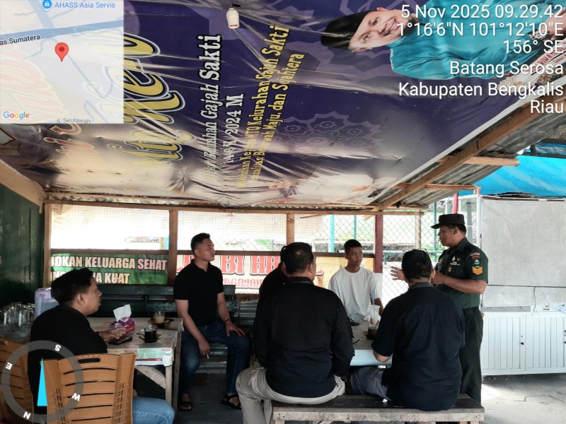 Babinsa Serma N. Saragih, Berikan Penyuluhan Pancasila Kepada Warga Kelurahan Batang Serosa