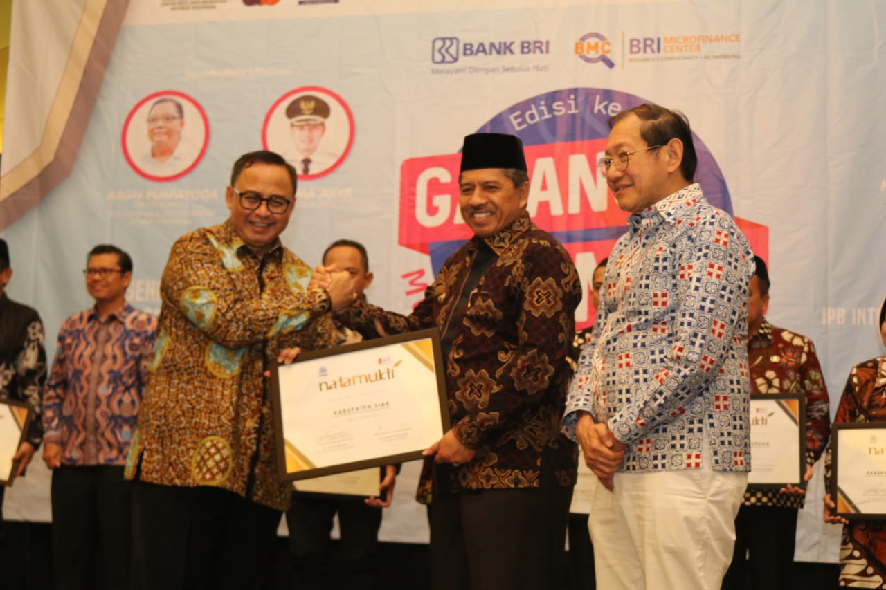 Pemkab Siak Raih Penghargaan Natamukti Ketiga dari ICSB Indonesia City Awards 2019.