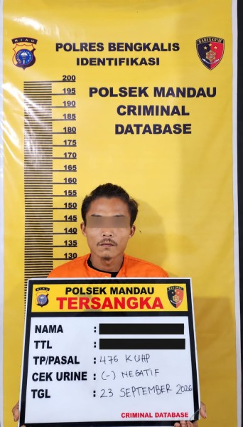 Diduga Curi Buah Sawit, JH Warga Pematang Pudu Meringkuk Dalam Sel
