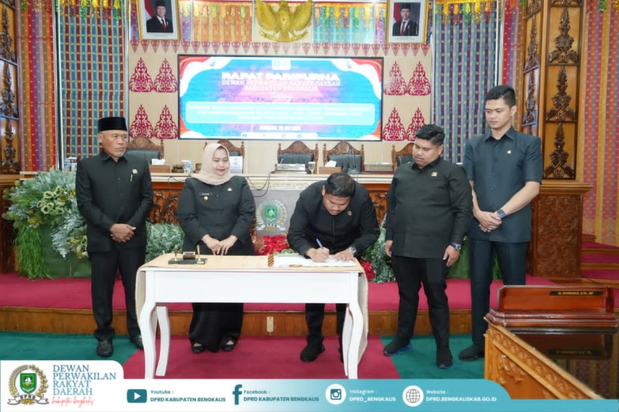 DPRD Bengkalis Sampaikan Laporan Banggar terhadap Ranperda Pertanggungjawaban Pelaksanaan APBD Tahun Anggaran 2025