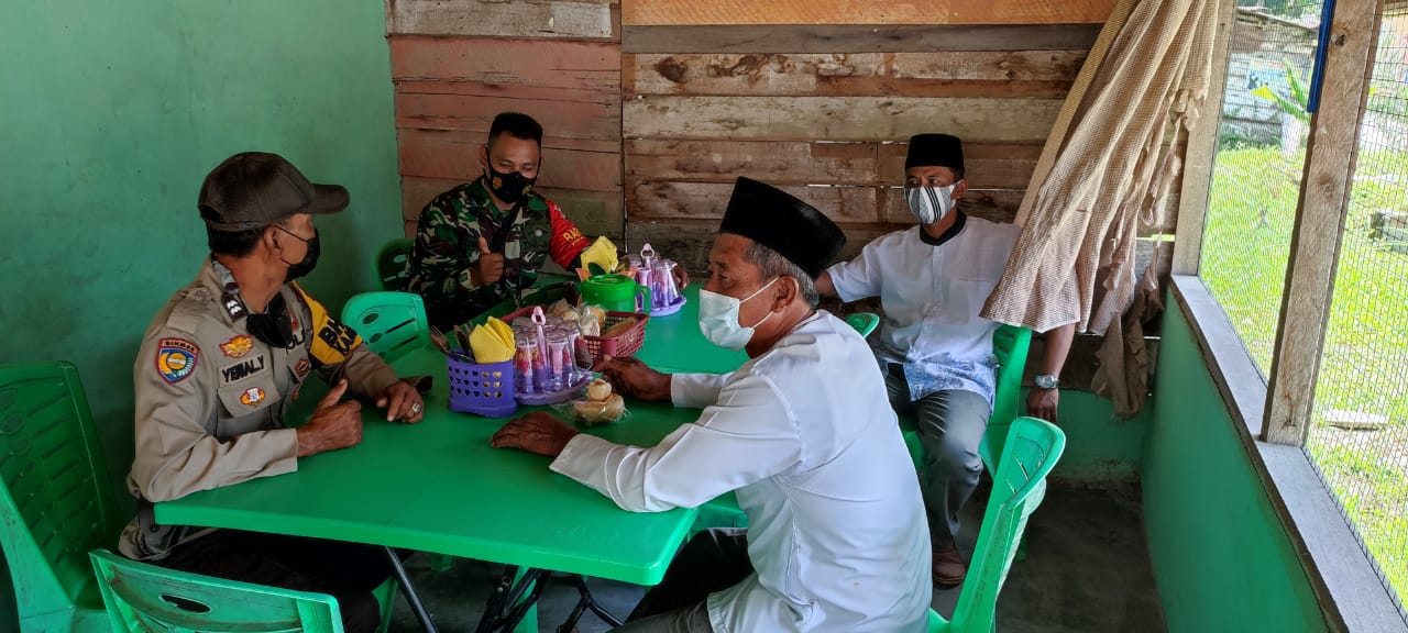 Sosialisasi Karhutla Jangan Bakar Lahan, Itu Pesan Serda Awaluddin Kepada Masyarakat