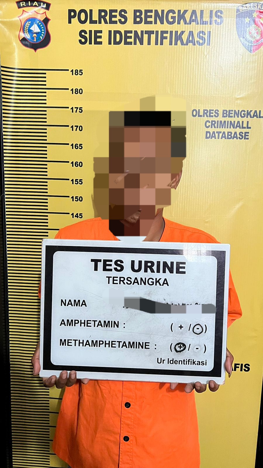 Warga Desa Kuala Alam Bengkalis diamankan Sat Res Narkoba Polres Bengkalis