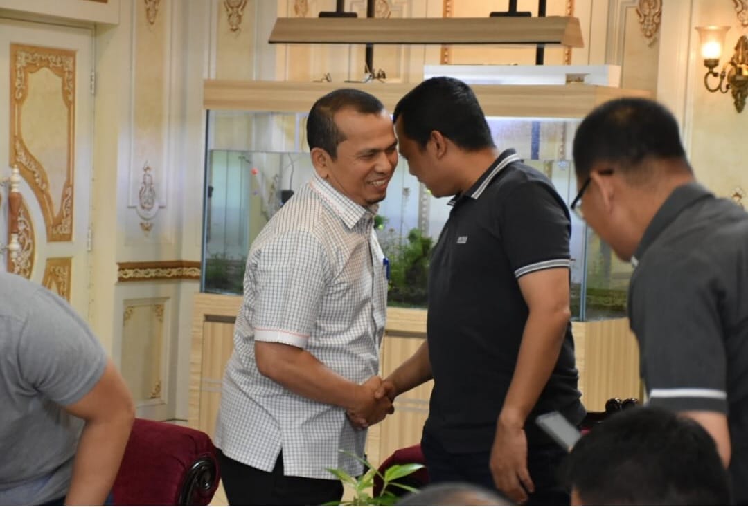 Ketua DPRD Pekanbaru Sabarudi Hadir Saat Rapat Forkopimda Pekanbaru